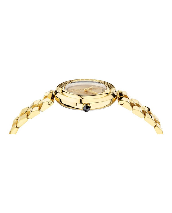 Versace VEZ400421 Virtus Infinity Gold Stainless Steel Strap Unisex Watches - Lexor Miami