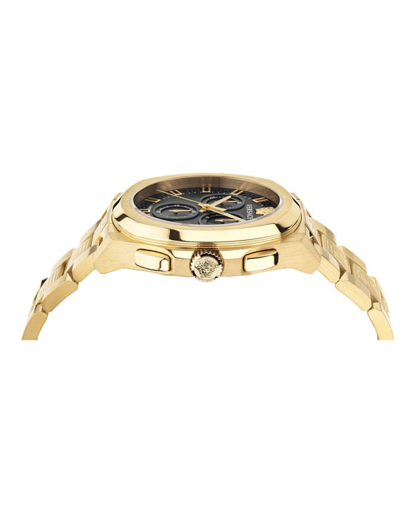 Versace VEZ800621 Geo Chronograph Gold Stainless Steel Strap Men Watches - Lexor Miami